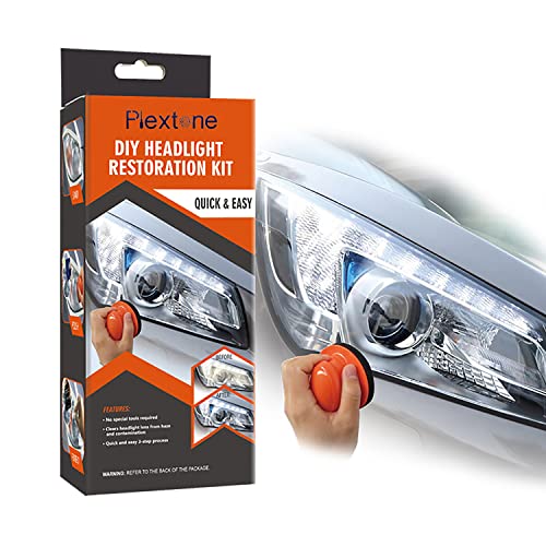 Plextone Professional Headlight Restoration Kit DIY Headlamp Brightener Car Care Repair kit Head Lense Clean(manual) (S205-M)1