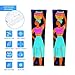Men's Sport Cooling Arm Sleeves, Tattoo Cover Up, Outdoor UV Sun Protection Arm Sleeves, Fashion Dress Decor SleevesColorful Ethnic Dress Traditional African Black Women