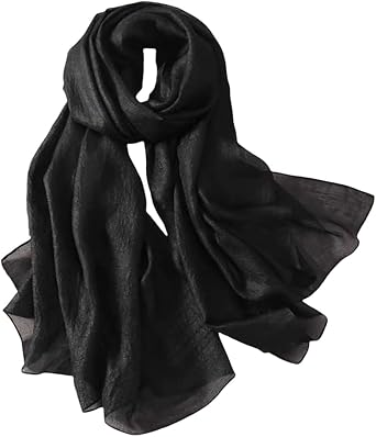 Lina & Lily Shimmer Sheen Scarf Shawl Wrap for Wedding Evening Dress Sheer Lightweight