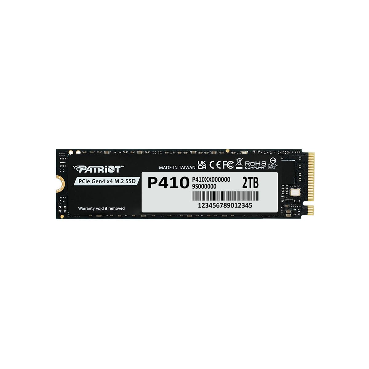 Amazon.com: Patriot P410 2TB Internal SSD - NVMe PCIe Gen 4x4 - M