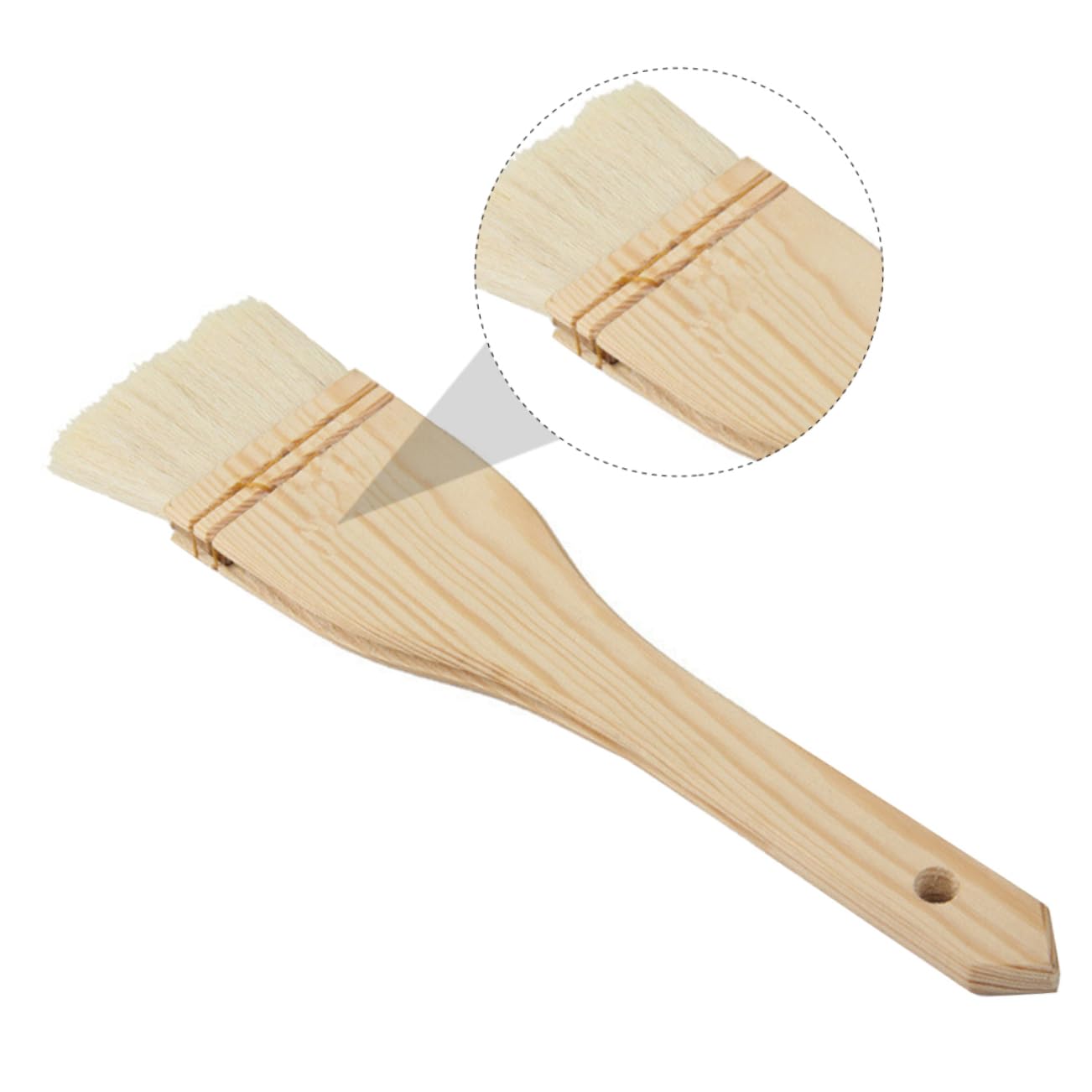 GRIRIW 2pcs Basting Brush for Cooking and Baking Pastry Brush for Bbq Grilling and Marinades Handle Easy Storage Design for Sauces and Oils
