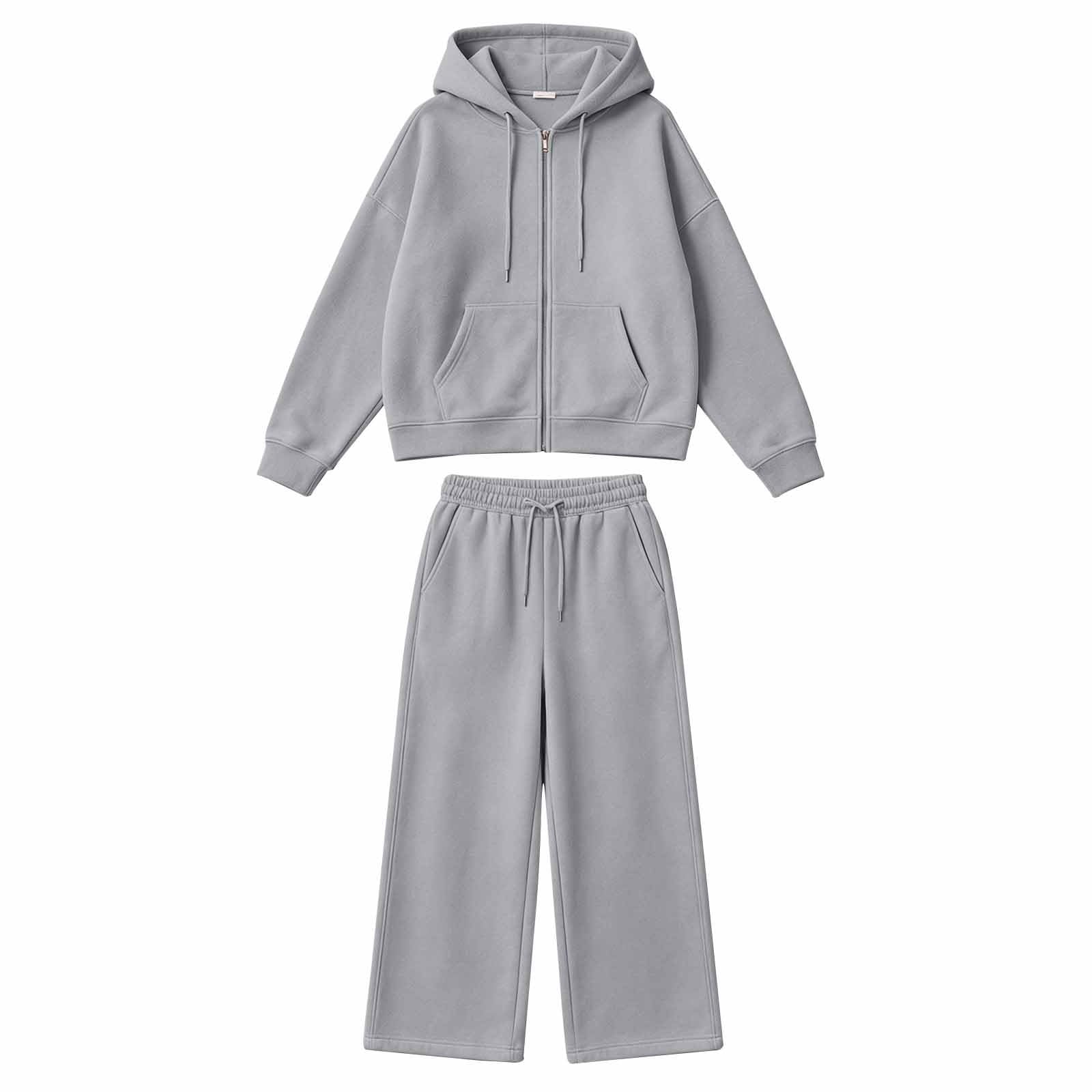 Chándal Mujer Baggy Los Angeles S-3XL, sudadera con capucha y cremallera