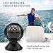 Leagway Car Compass Ball, Mini Compass Compact Ball Compass with Adhesive and Delicate Decoration, Perfect for Finding Direction, Universal Dashboard Dash Stand Compass for Most Boat Car Truck