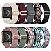 Maledan 10 Pack Stretchy Nylon Solo Loop Compatible with Apple Watch Bands 38mm 40mm 41mm 42mm Women Men, Adjustable Sport Elastic Wristband Strap for iWatch Ultra 2 Series SE 11 10 9 8 7 6 5 4 3 2 1
