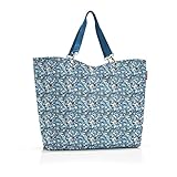 reisenthel shopper XL viola celeste – Geräumige Shopping Bag und edle Handtasche in einem – Aus wasserabweisendem Material