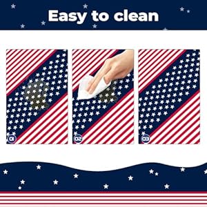Childom 2 Pack Patriotic Tablecloth,Disposable Plastic Tablecloth 54" x 108" Patriotic Decorations Birthday Party Supplies for Camping,Memorial,Veterans Childom 2 Pack Patriotic TableclothDisposable Plastic Tablecloth 54 x 108 Patriotic Decorations Birthday Party Supplies for CampingMemorialVeterans