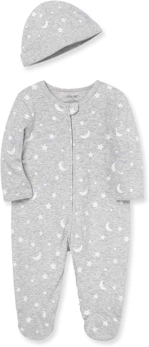 baby-boys 2-piece Footie and Cap Set