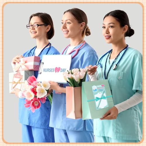 Image of Censen 30 Pcs Nurse Graduation Gifts Sticky Notepad with Pen and Ribbon Nursing Note Memo Pad Funny Appreciation Sticky Pads List to Do Notes for Nurses Doctor Office Gift