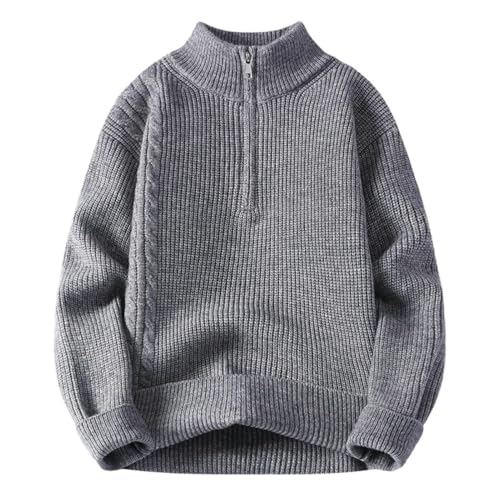 Pull d'automne col montant classique tricot pour vos sorties en ville