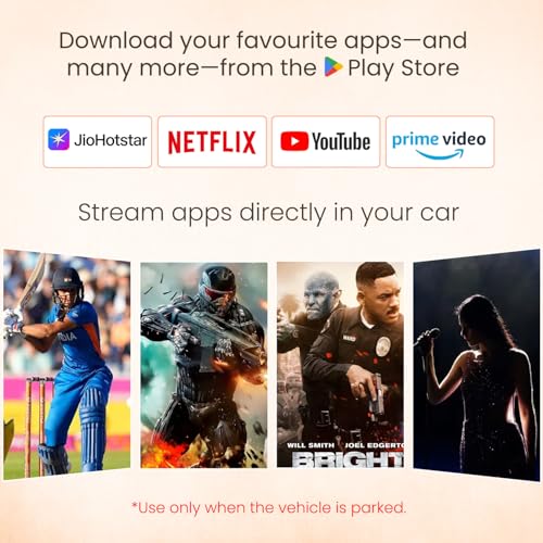 Image of Portronics Tune Prime CarPlay & Android Auto Adapter, Stream YouTube, Netflix, JioHotstar on Car Screen, Converts Wired to Wireless, Qualcomm Octacore Snapdragon, Built-in GPS, 4G SIM Slot, 4GB + 64GB