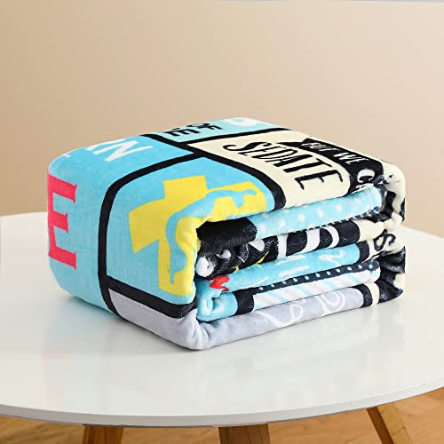 Nurse Gifts For Women Soft Fleece Throw Blanket For Nurses Rn Gifts Graduation Gift Retirement Gifts For Nurses Women Warm Thank You Present For Nurse 50 X 60 (Light Blue) #TOP2