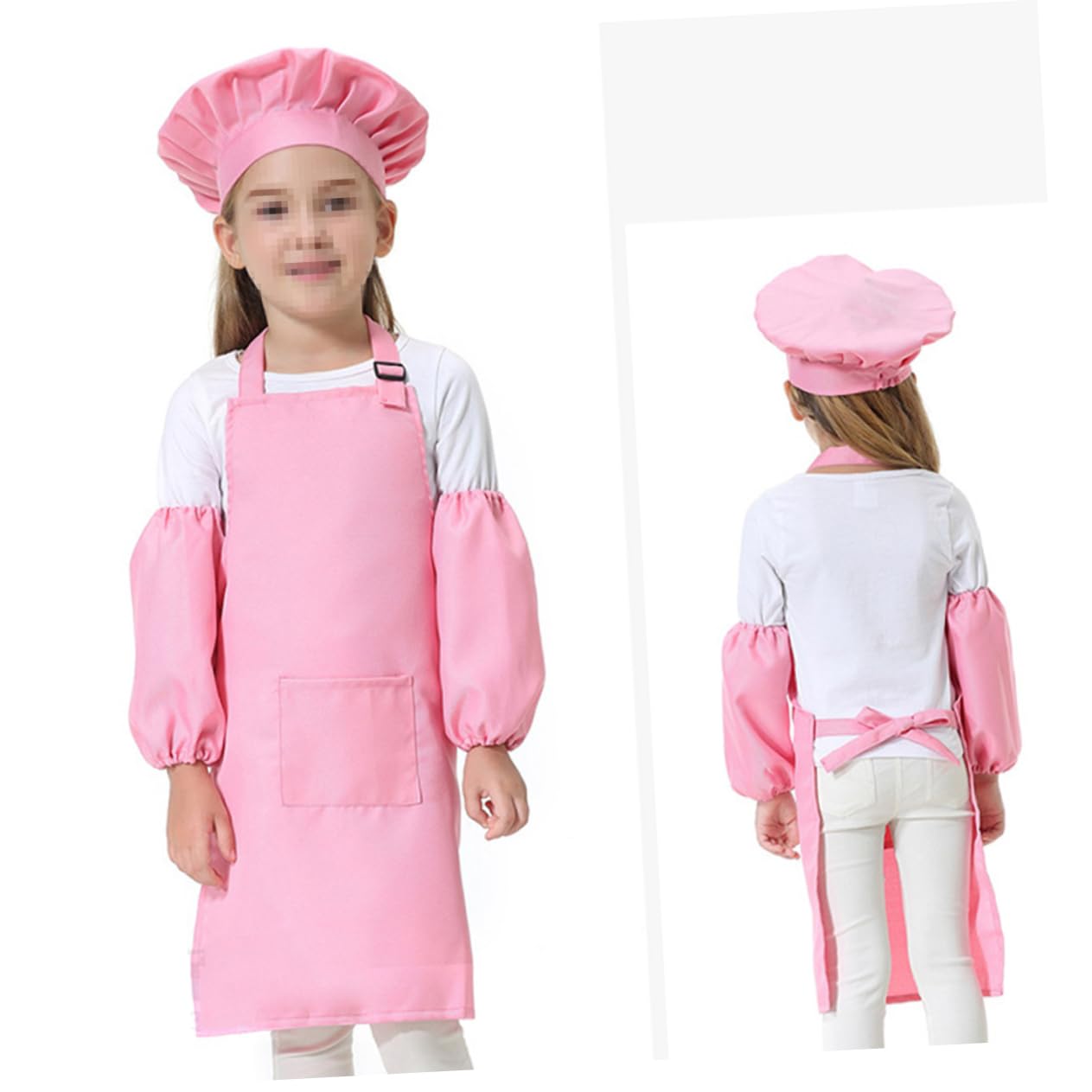 TOYANDONA Set Da 6 Pezzi Di Grembiuli Da Cucina Per Bambini Taglia Per Ragazzi E Ragazze Dagli 8 Ai 13 Anni