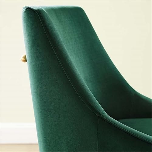 Miniatura 6 de Modway Discern - Silla de comedor tapizada de terciopelo de rendimiento, color verde Verde,Gris,Azul/claro,Rosado,Azul