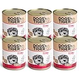 Dogs'n Tiger Premium Nassfutter für Hunde | Guadn! | Rind + Kürbis | 6x400g Dogs'n Tiger Premium Nassfutter für Hunde | Guadn! | Rind + Kürbis | 6x400g