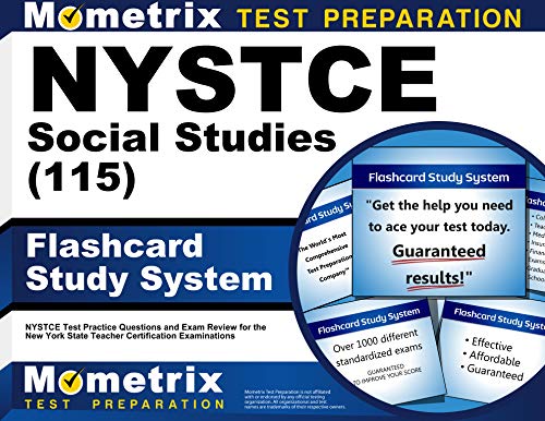 NYSTCE Social Studies (115) Flashcard Study System: NYSTCE Test Practice Questions and Exam Review for the New York State Teacher Certification Examinations cover