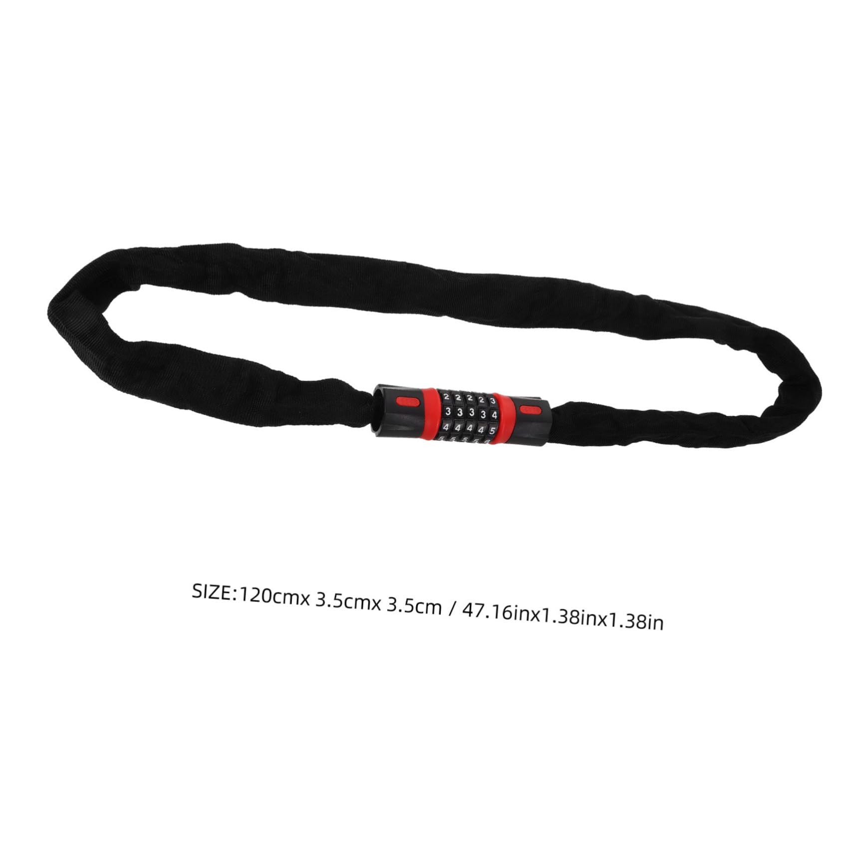 POPETPOP Bike Chain Lock Multi Function Cycling Lock with Password for Enhanced Bike Safety Motorcycles Luggage and Sports Gear Protection