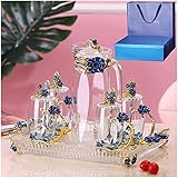 □ Einfach zu bedienen □: Die Glaseekanne hat ein Maßstab, sodass Sie Kaffee oder Tee nach Bedarf zubereiten können.Die nicht tropfte Wasserflasche-Auslauf ist für ein leichtes Gießen und präzise Steuerelement ausgelegt, sodass Sie schön gießen können, ohne einen Wassertropfen zu verschütten.