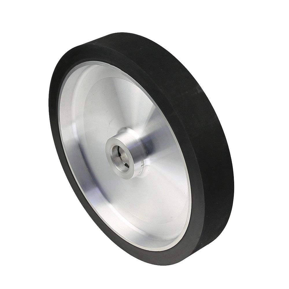 300 * 50mm roue de Contact de meuleuse à bande solide roue de polissage en caoutchouc équilibrée dynamiquement