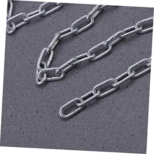 CLISPEED 2 Unidades 1 Corrente Candelabro De Teto Cerca Preta Metal Luzes Pendentes Ao Ar Livre Ping