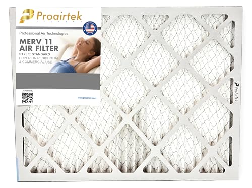 Filtre à air 20 x 24 x 1 Proairtek AF20241M11SWH pour filtration domestique MERV 11