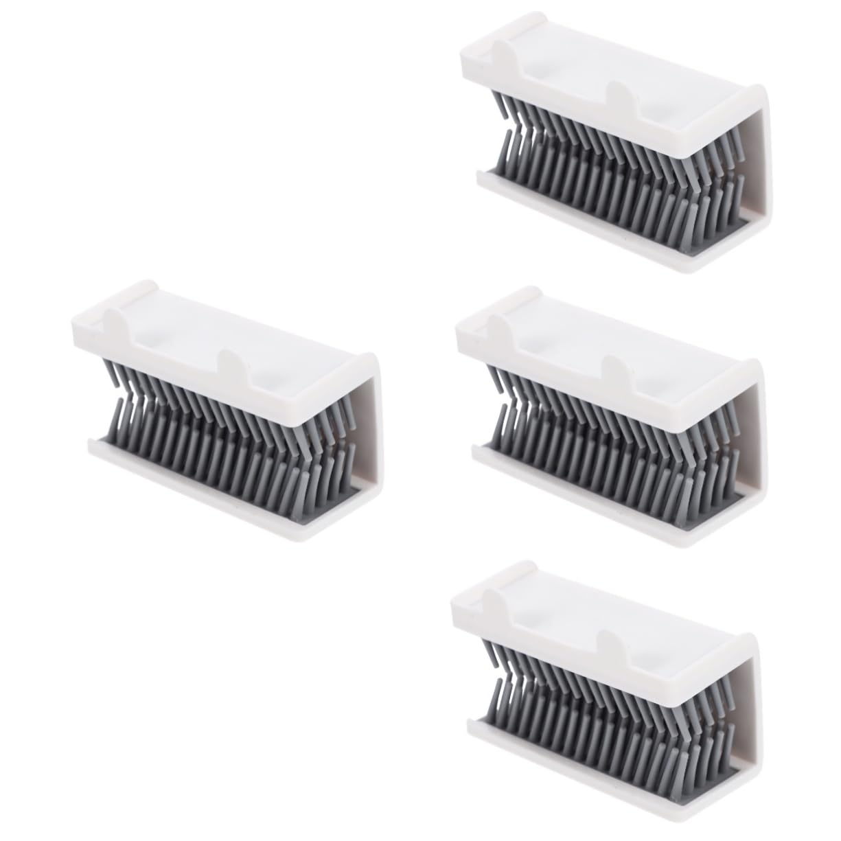 UKCOCO 4piezas Colector De Pelo De Reutilizable Captador De Cabello para Pared De Baño Accesorio De Almacenamiento Estilo Moderno Fácil Instalación Superficies Lisas Diseño