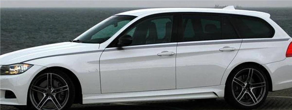 に適合する N47 E81 E82 E87 E88 E90 E91 E93用 ステンレススチール製エキゾーストパイプキット1セット