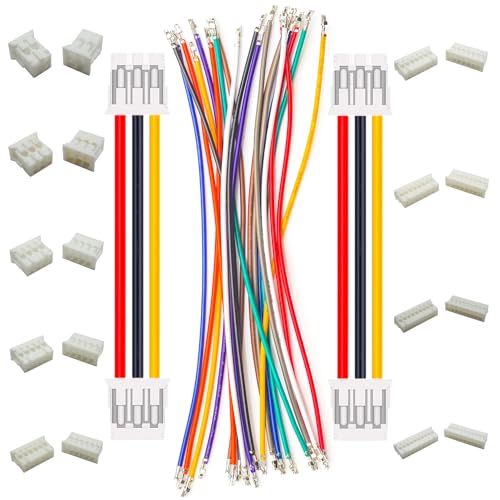 Cable preengarzado PHD 2.0 de cobre UL1007 duradero con carcasas de 2 a 10 pines