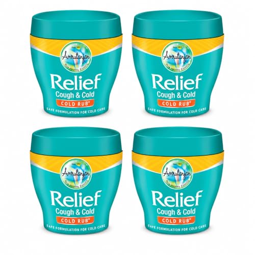Image of AMRUTANJAN RELIEF COUGH & COLD RUB 30 G - PACK OF 4