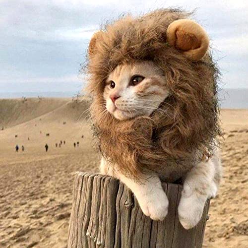 Disfraz de León para Gatos y Perros Pequeños miniatura 3