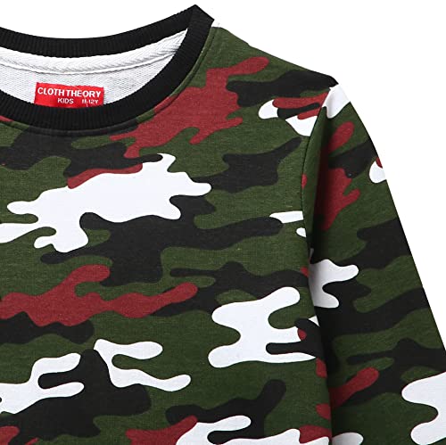 Image of Cloth Theory Boy's Cotton Crew Neck Sweatshirt