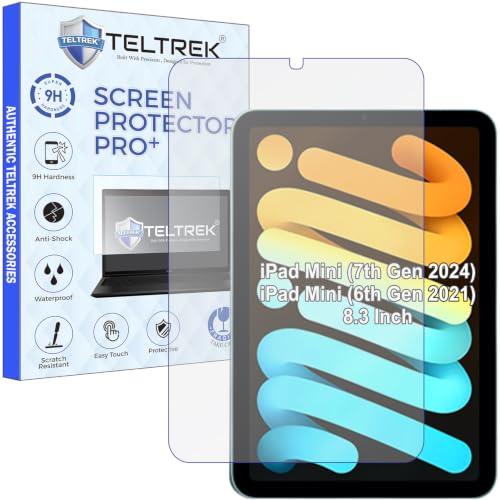 Image of Screen Guard Compatible With iPad Mini 2024 / Mini 7 2024 / Mini 6 2021 / Mini A17 Pro 7th Gen 2024 (8.3 inch Inch Tab) Flexible Fiber Screenguard Not a Tempered Glass Screen Protector