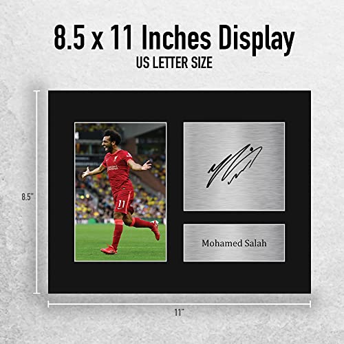 Hwc Trading Usl Mohamed Mo Salah Gifts Printed Signed Autograph Picture For Soccer Fans And Supporters - Us Letter Size #TOP1