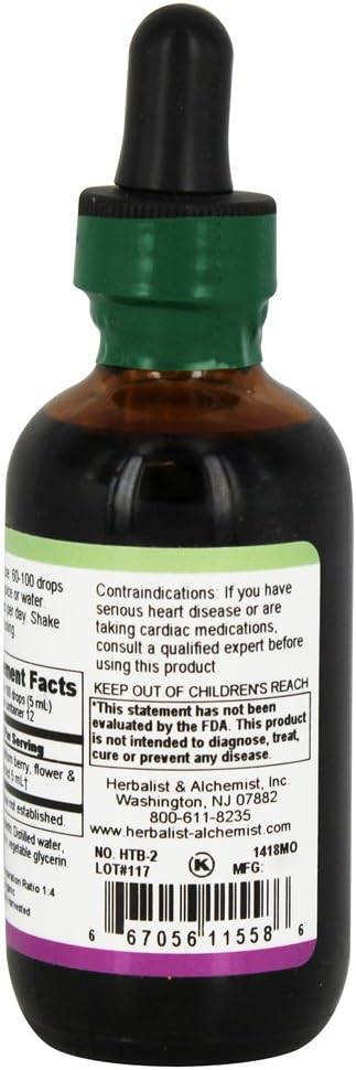 Herbalist & Alchemist- Hawthorn Extract 2 oz