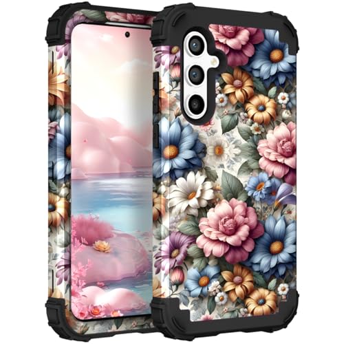 Coque Samsung S25 Plus fleurs roses robuste pour une protection élégante au quotidien