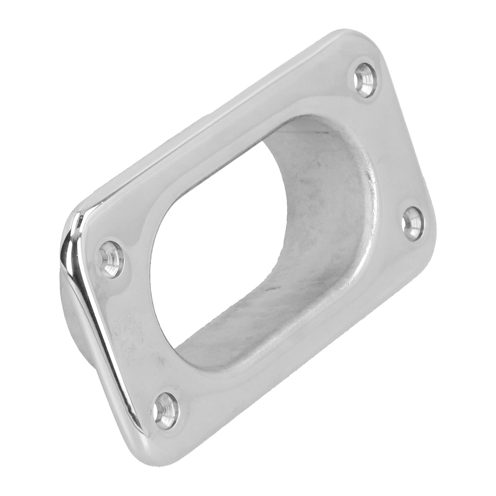 Brrnoo Passacavo Hawse in Acciaio Inossidabile per Barche Finitura Lucida Facile Installazione per Funi Sintetiche per Verricello 152x82mm