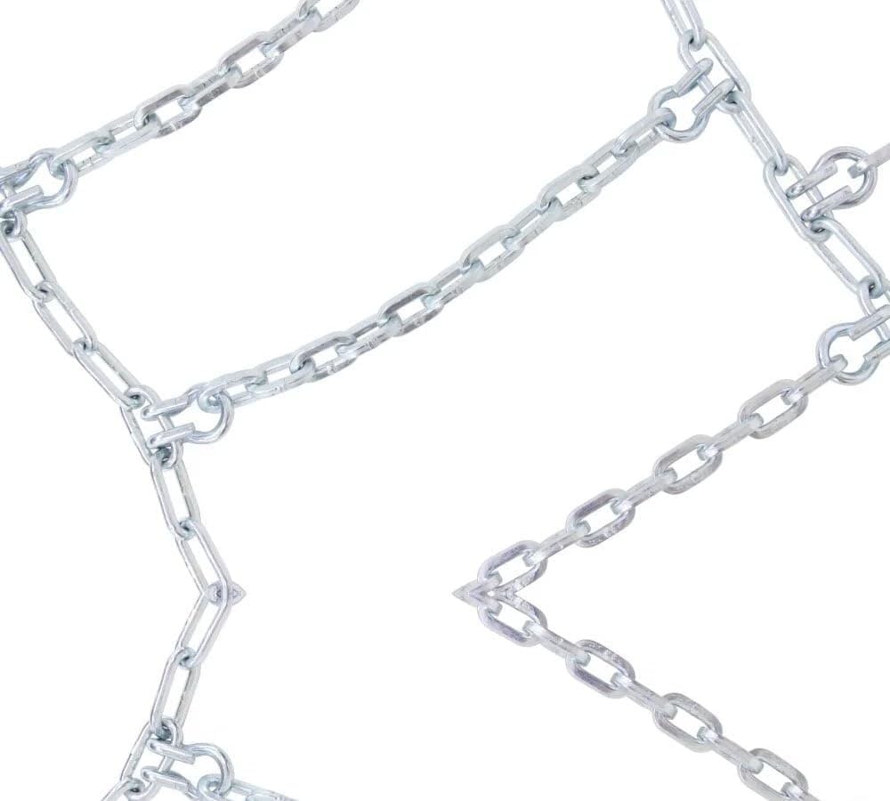 Mytee Products Pewag (Set of 2) 22.5" Twist Link Snow Tire Chain for Semi Trucks - Emergency Tire Traction Grip Chains - Snow Blower Single Wheel Chains for Trucks, Pickups, Auto Trac (Made in USA)