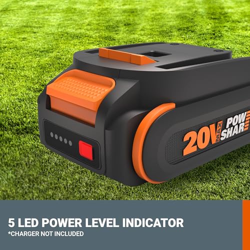 Image of WORX 20V 2.0Ah PowerShare Battery (2 pcs) - Compatible Tools WA3669.2