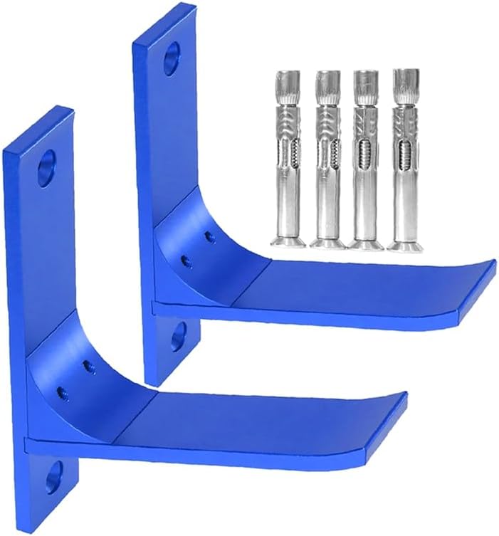 RC Car Display Stand,Airplane Storage Rack,RC Model Car Wall Display Hanger Hanging Rack Wheel Wall Mount for 1/18 1/16 1/10 1/8 1/6 1/5 Buggy Off-Road RC Climbing Crawler Cars (2PCS Blue)