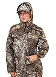 Realtree Women's APX Camo Water Resistant Insulated Parka – Unstoppable Cold Weather Hunting Jacket...