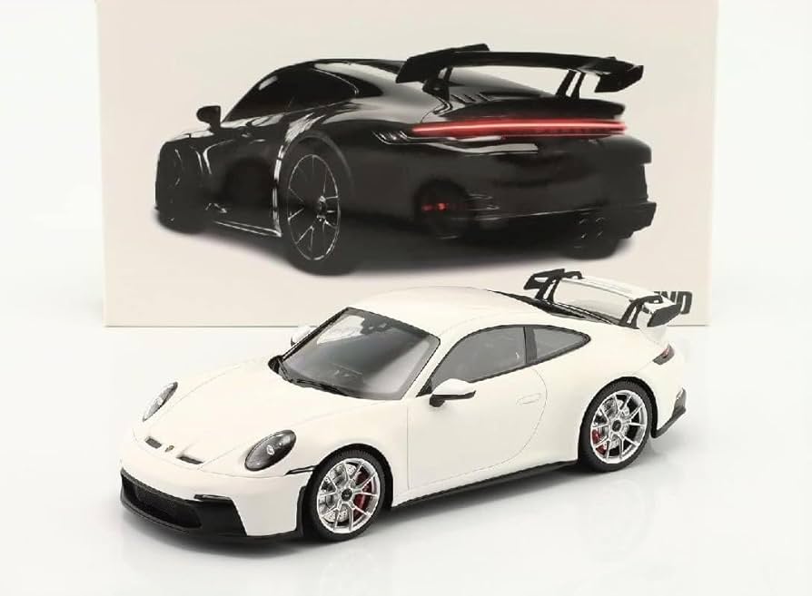 Amazon | 欧州限定 1/18 ポルシェ 911 GT3 (ホワイト) 2021 992型