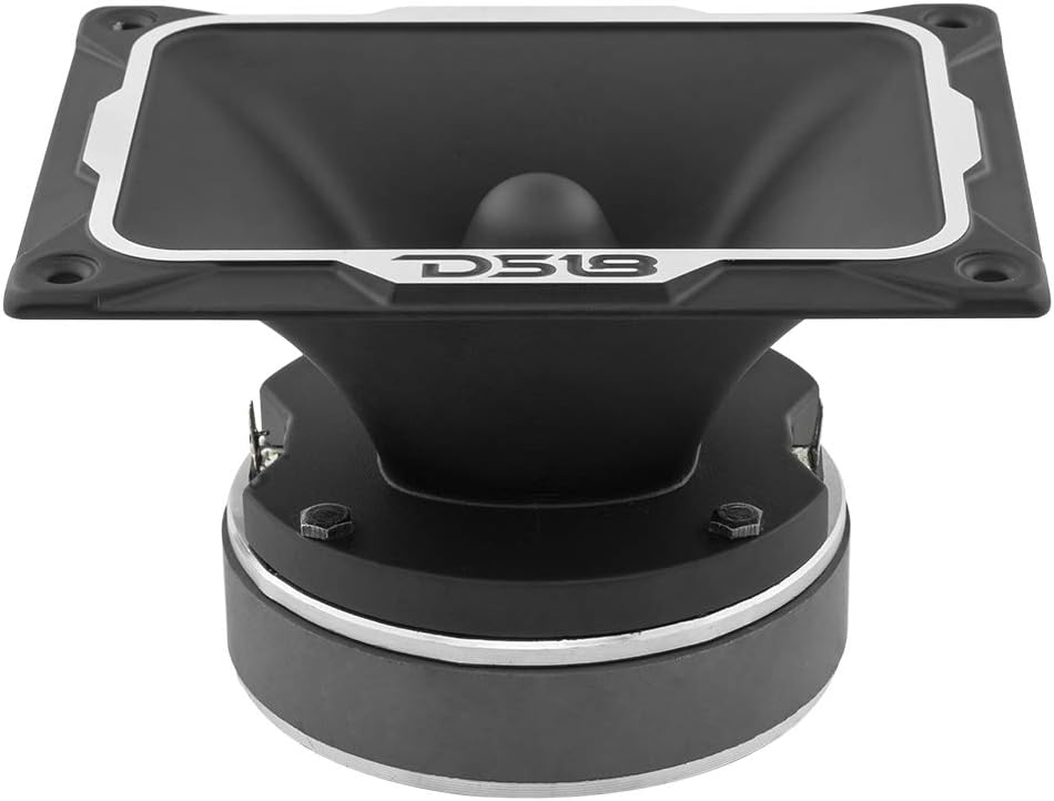 DS18 PRO-TWX5 Aluminum Super Bullet Tweeter 1.5" VC 500W Max, 250W RMS, 4 Ohms with Built in Crossover Tweeters are The Best in The Pro Audio and Voceteo Market (1 Speaker) (Renewed)