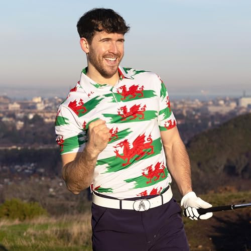 Image of Royal & Awesome Funny Golf Shirts for Men, Mens Golf Shirt, Crazy Golf Shirts for Men, Fun Golf Polos for Men, Mens Polo Golf