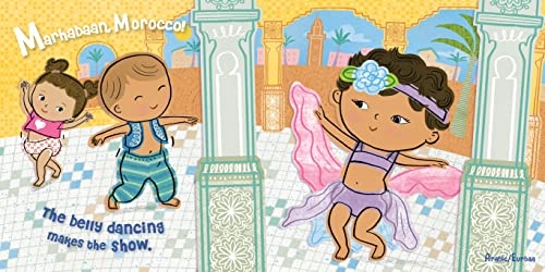 Duopress 4-COLOUR ILLUSTRATIONS Babies Around The World: Dancing: A Fun And Adorable Book About Diversity That Takes Tots On A Multicultural Trip To Dance Around The World thumb #4