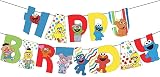 Birthday Party Banner For Sesame Stre, Birthday Party Decoration For Sesame Stre Supplies