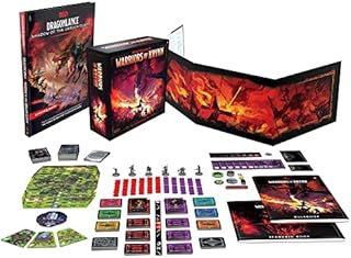 Dungeons and Dragons Dragonlance: Shadow of The Dragon Queen Deluxe Edition (D&D Adventure, DM Screen + Warriors of Krynn Board Game) (D09880000)