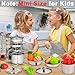 12Pcs Kids Pots and Pans Playset, Pretend Play Kitchen Set Toy Stainless Steel Pots and Pans Cooking Toys Accessories for Kids Toddler Age 3 Years Old
