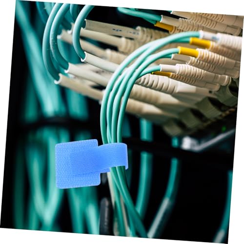 COHEALI 50 piezas Bridas para cables reutilizables para organizar cables y alambres en escritorio para oficina y hogar miniatura 5