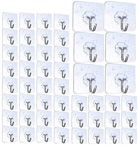 AOMEES Adhesive Hooks (50 Pack)
