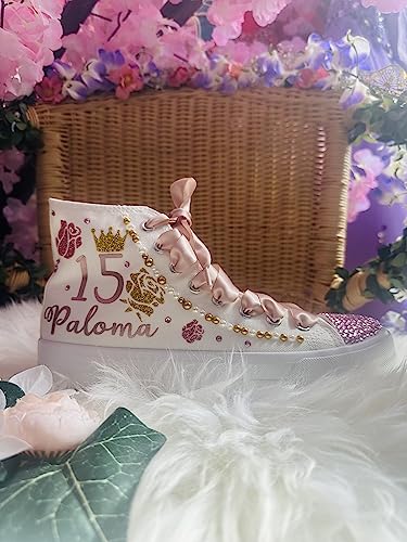 Sweet 15- Mis 15 - Personalized Sneakers-Quinceañera Shoes (7)3