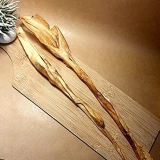 Giant Goat Ear Stick, No fur, No Rawhide, Natural Longer Lasting Dog Chew, Raw feeding, 50cm, Goat ears no Fur (2 Ear Sticks)